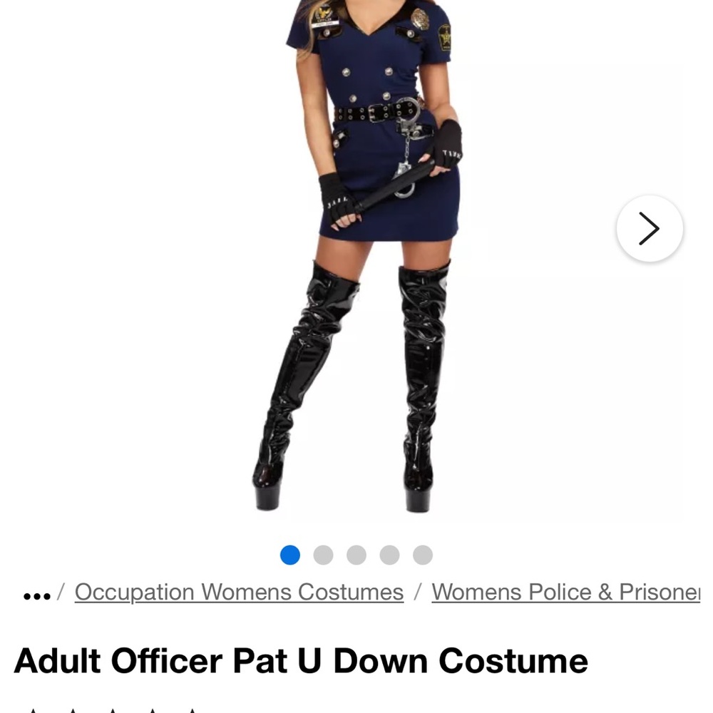 Spirit Navy Blue Officer Mini Dress